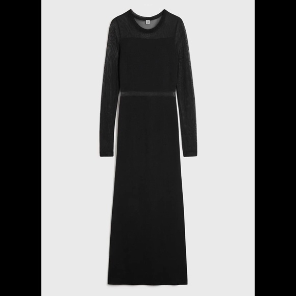 Toteme Semi-Sheer Knit Cocktail Dress - Picture 4 of 9